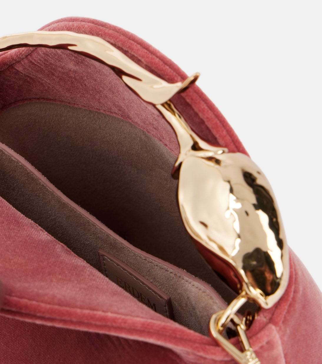 Borsa Bloom Mini in velluto con suede | Erdem