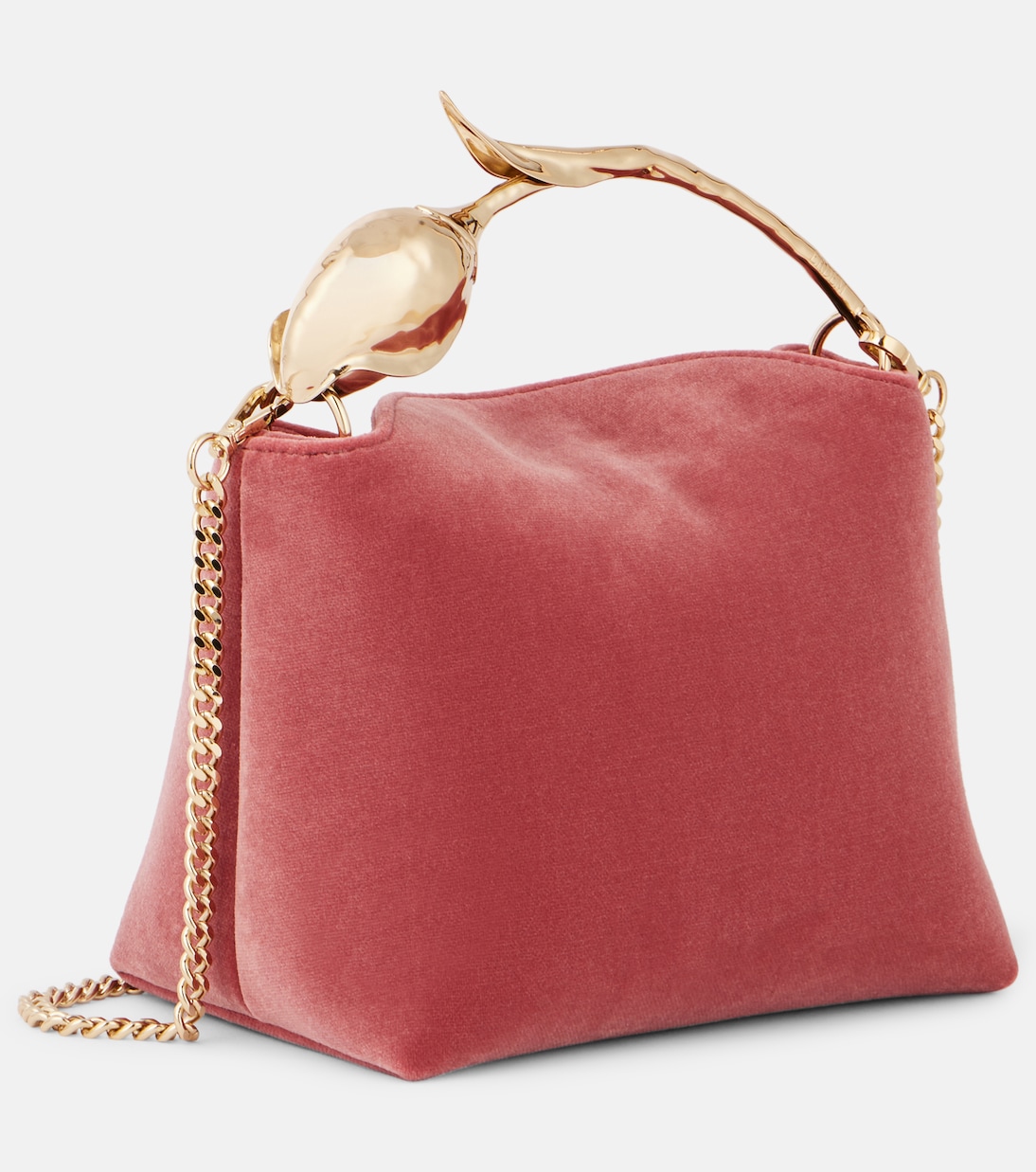 Borsa Bloom Mini in velluto con suede | Erdem