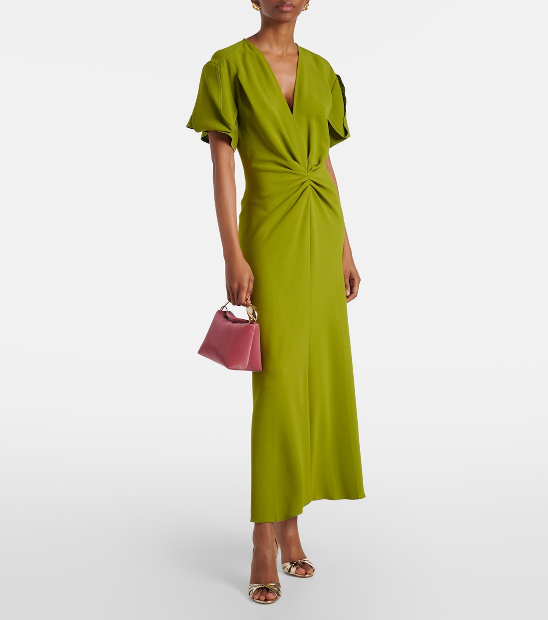 Borsa Bloom Mini in velluto con suede | Erdem