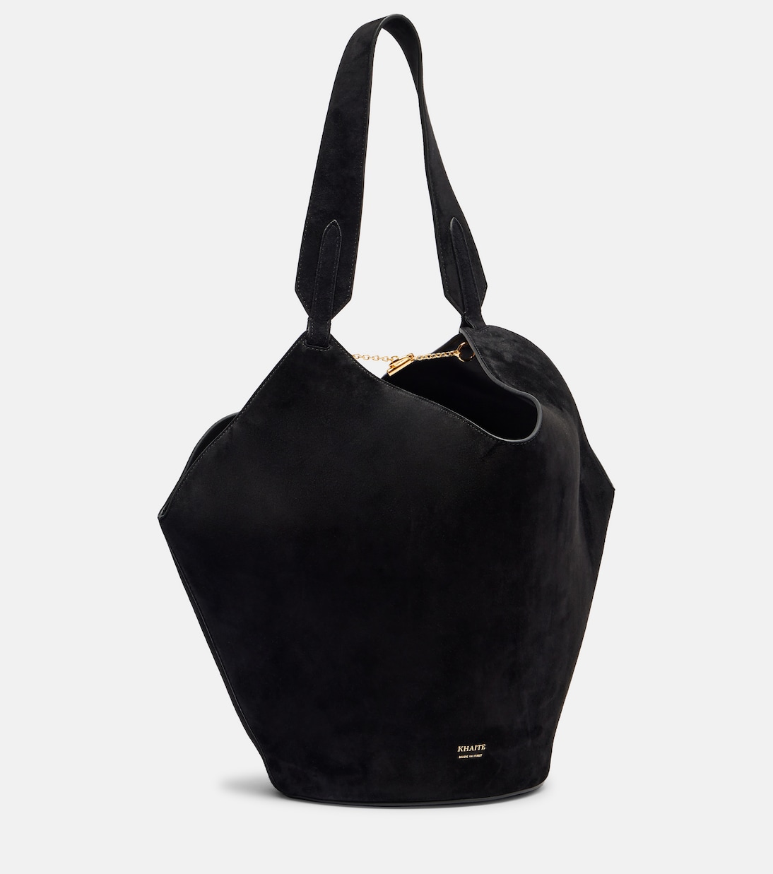 Tote Lotus Small aus Veloursleder | Khaite