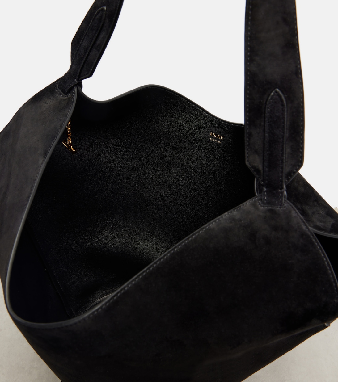 Tote Lotus Small aus Veloursleder | Khaite