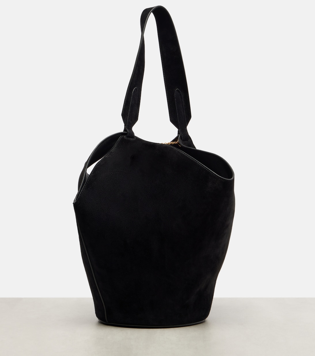 Tote Lotus Small aus Veloursleder | Khaite