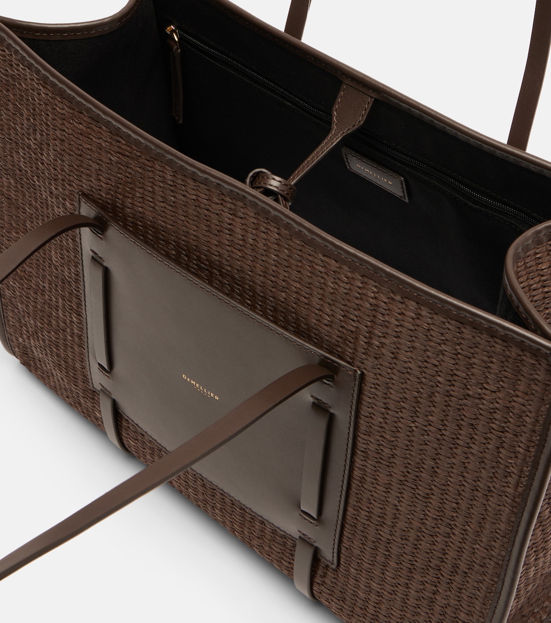 Cabas Capri en raphia et cuir | DeMellier