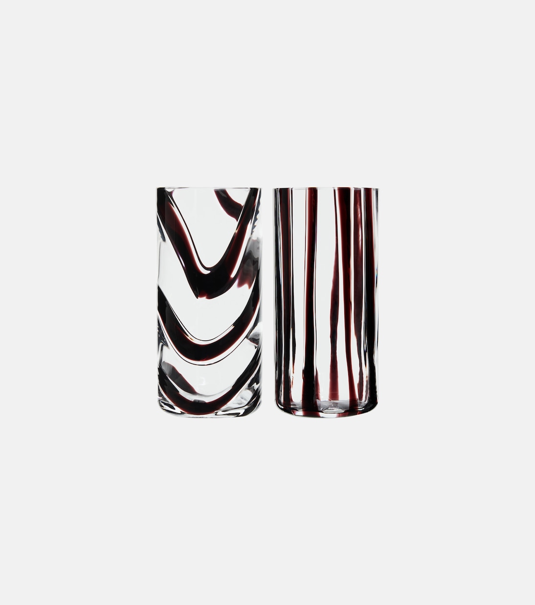 Set de 2 vasos altos Cyrcus de vidrio | NasonMoretti