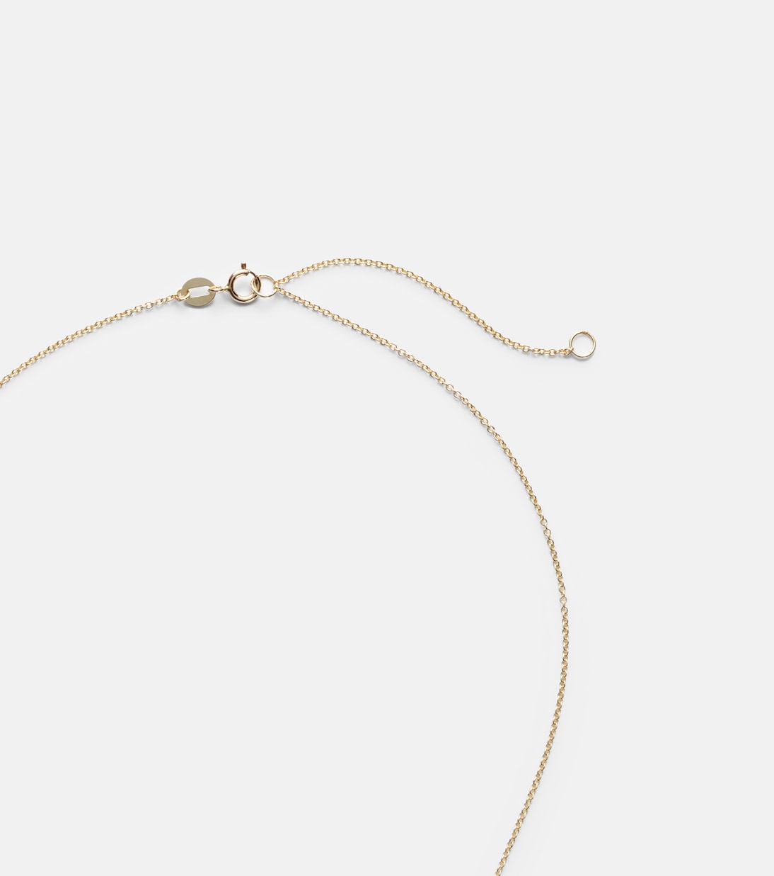 Halskette aus 10kt Gelbgold mit Granat | Stone and Strand
