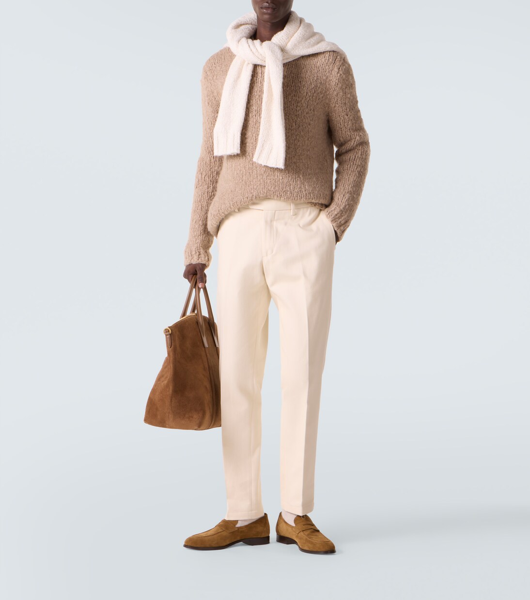 Cotton twill chinos | Thom Sweeney