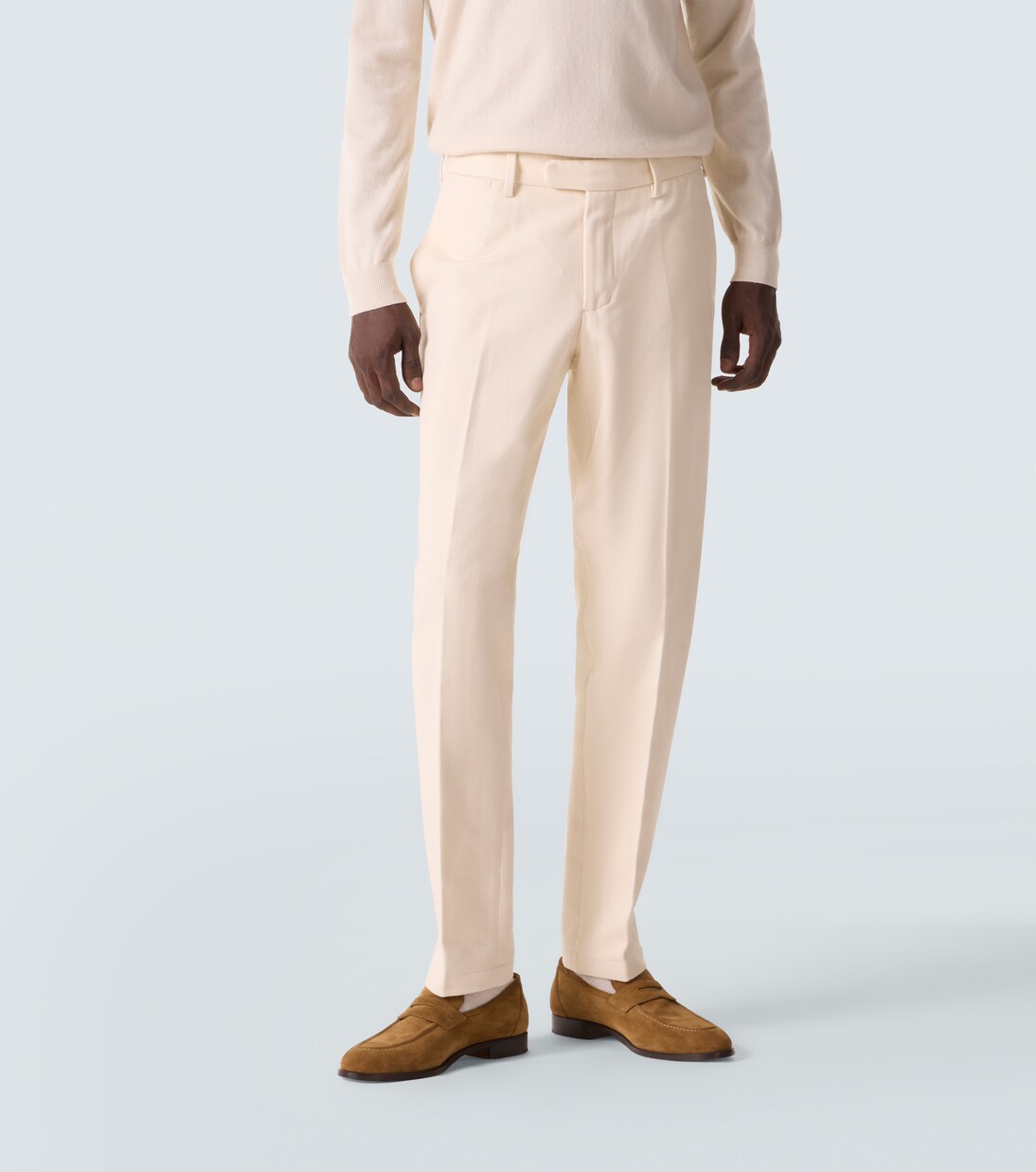 Cotton twill chinos | Thom Sweeney
