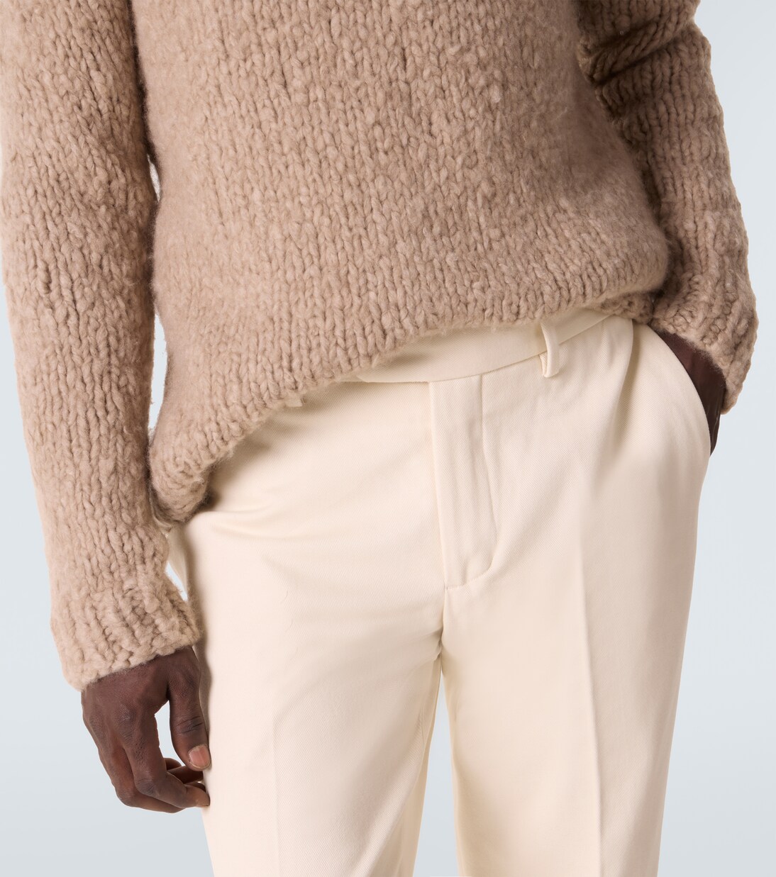 Cotton twill chinos | Thom Sweeney