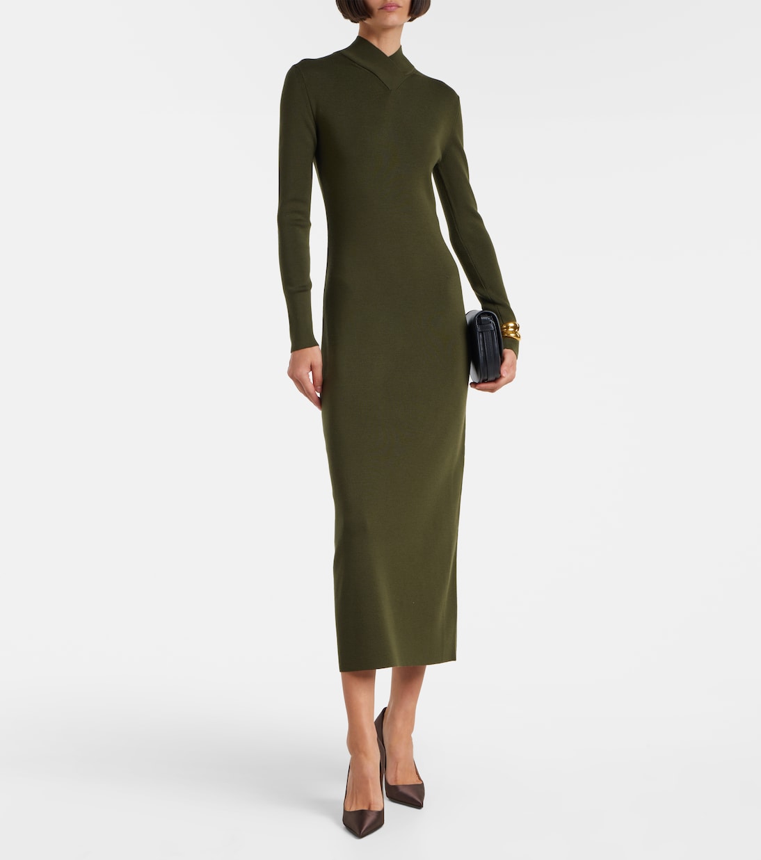 Wool midi dress | Tom Ford
