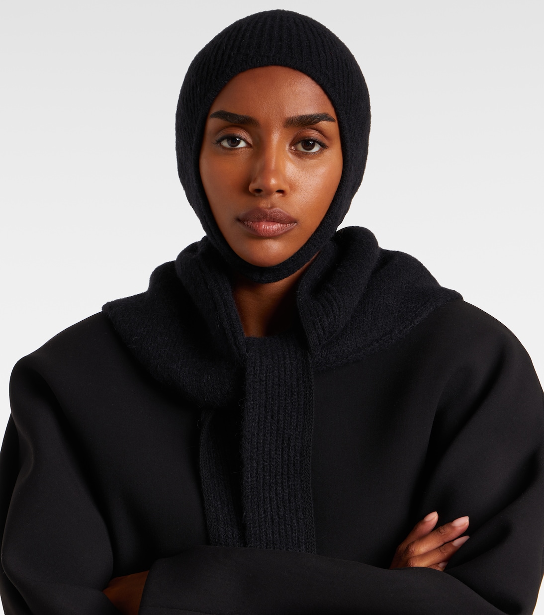 Gros Grain alpaca-blend hood | Jacquemus