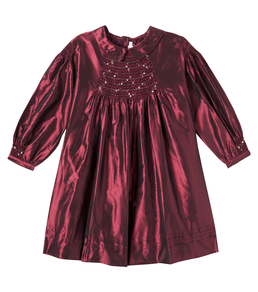 Robe Jeanne en soie à ornements | Bonpoint