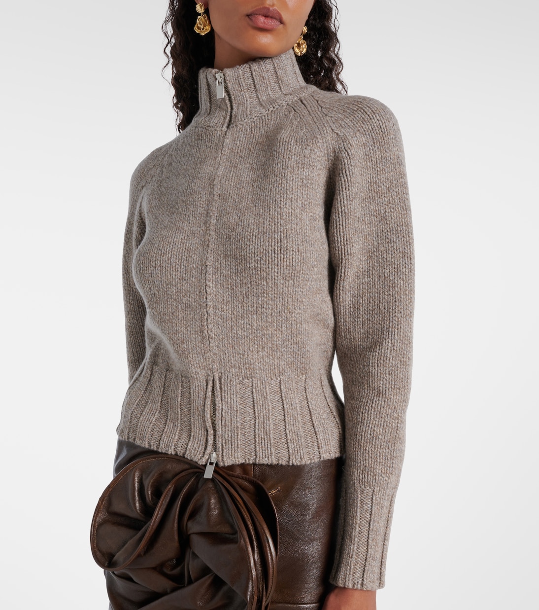 Zip-up cashmere sweater | Magda Butrym