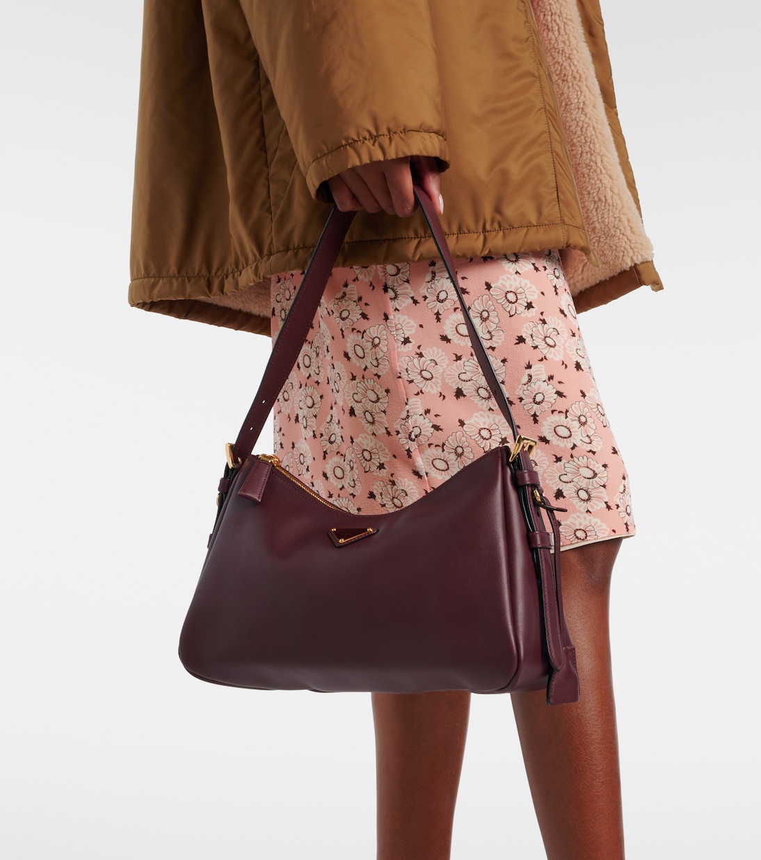 Bolso al hombro Prada Aimée Medium de piel | Prada