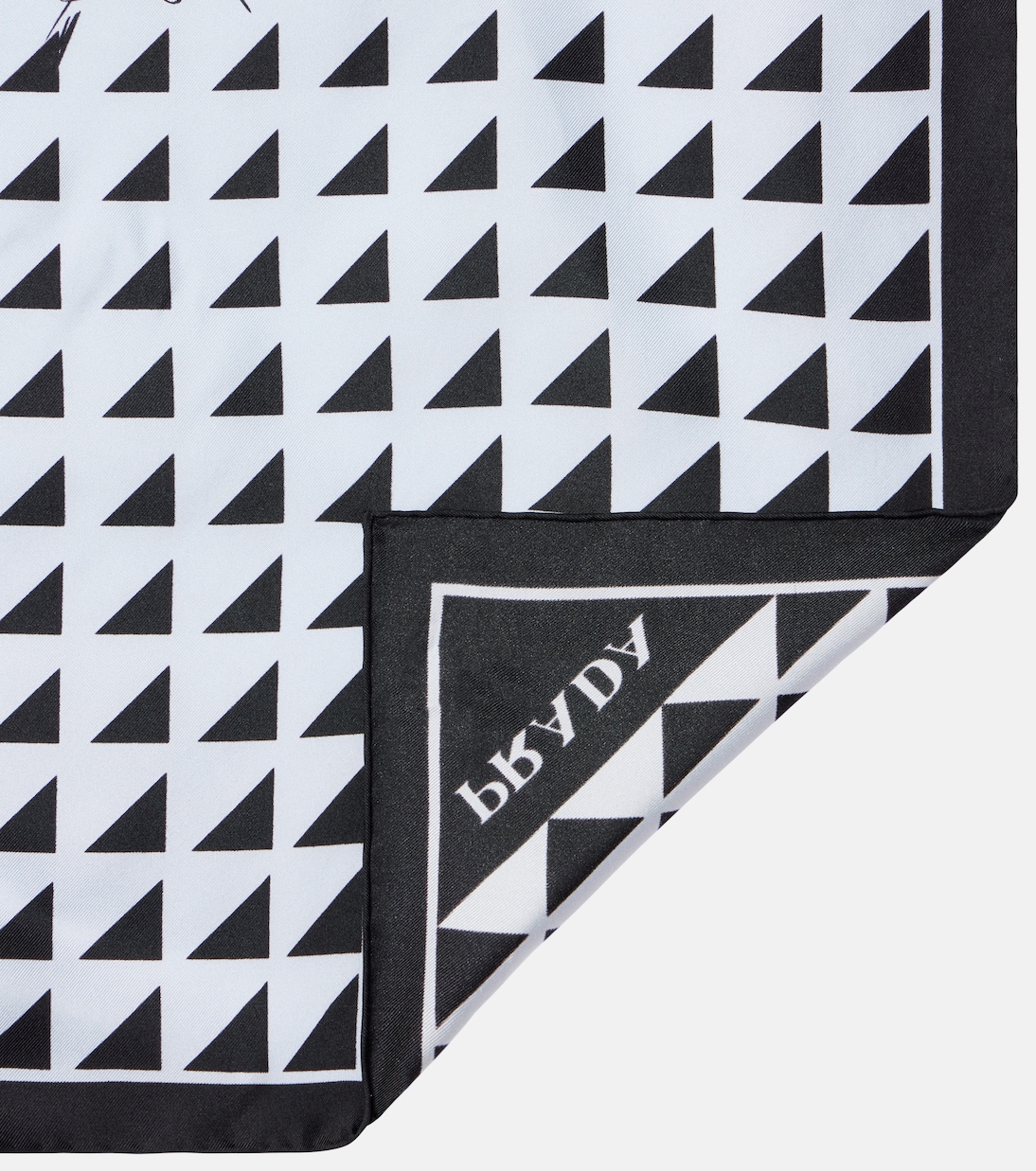 Printed silk twill scarf | Prada