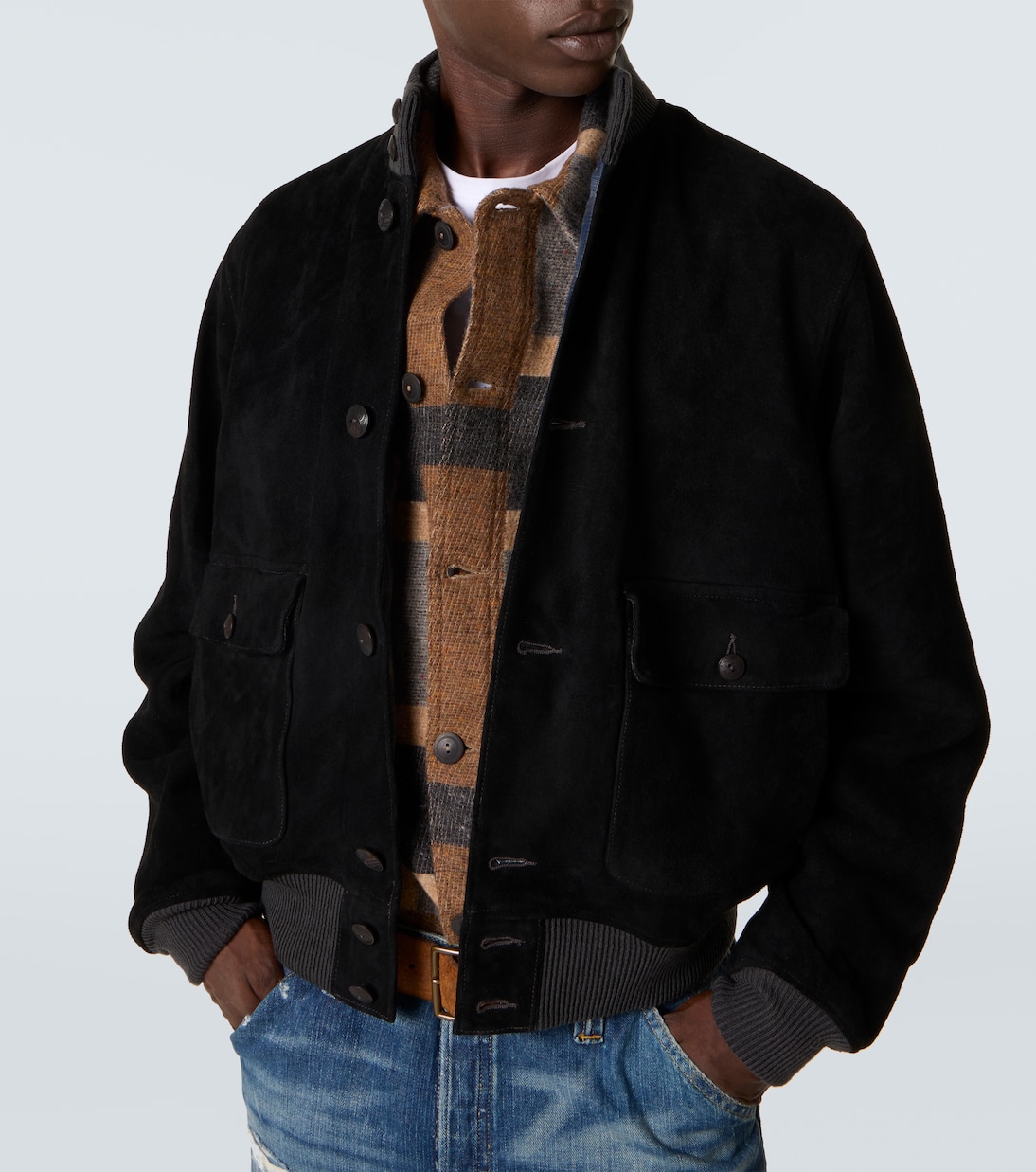 Chaqueta bomber Mason de ante | RRL