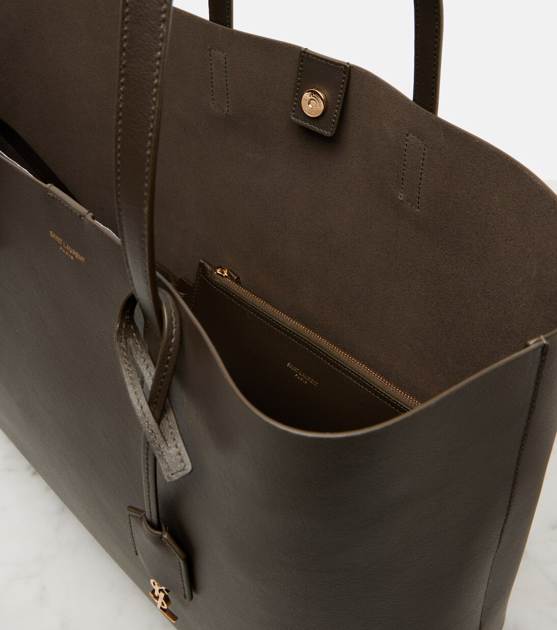 Tote Shopping Large aus Leder | Saint Laurent