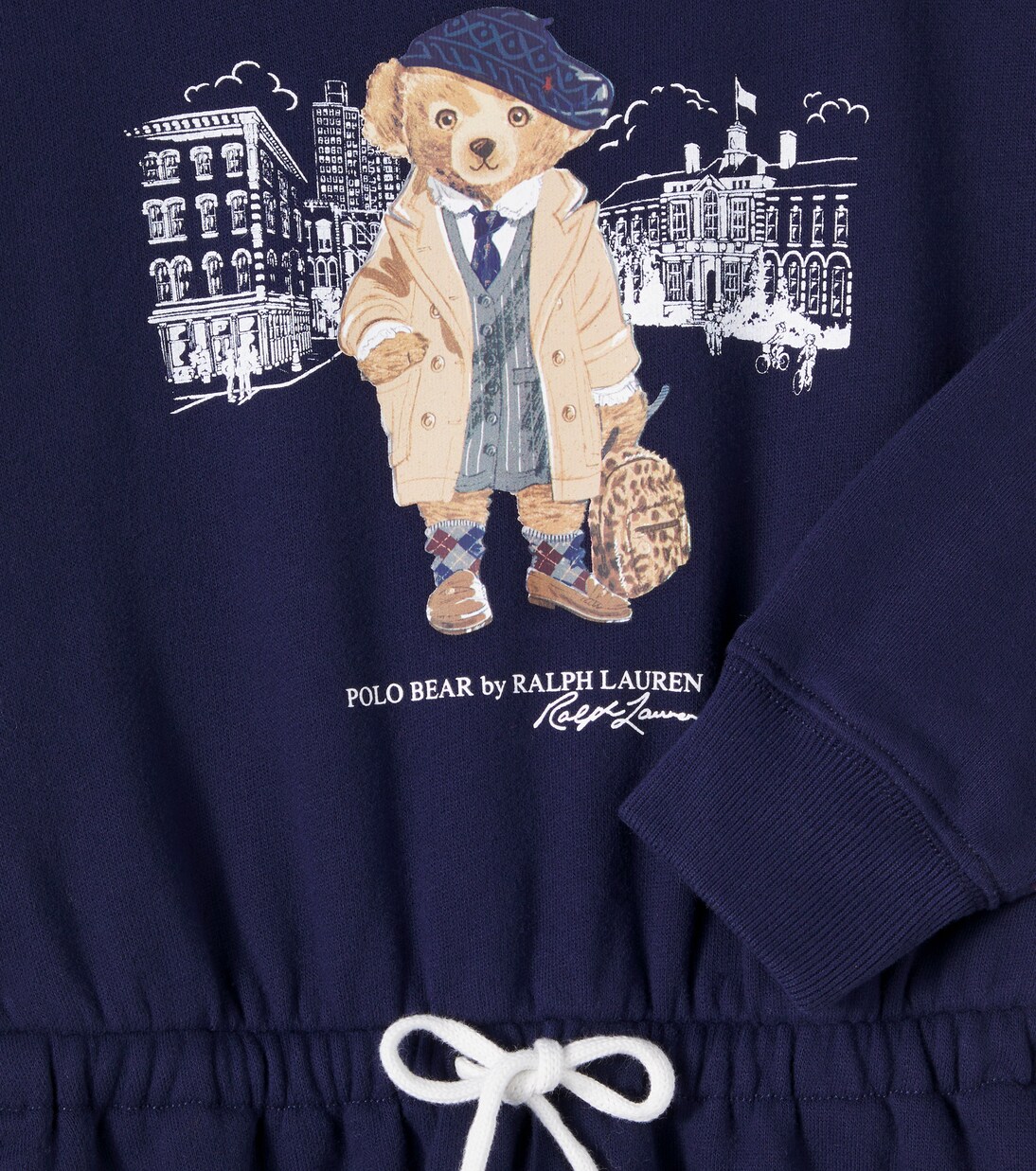 Kleid Polo Bear aus einem Baumwollgemisch | Polo Ralph Lauren Kids