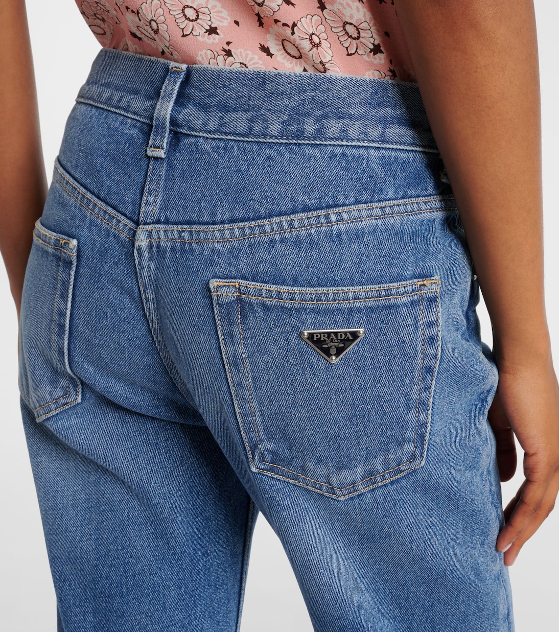 Low-rise straight jeans | Prada