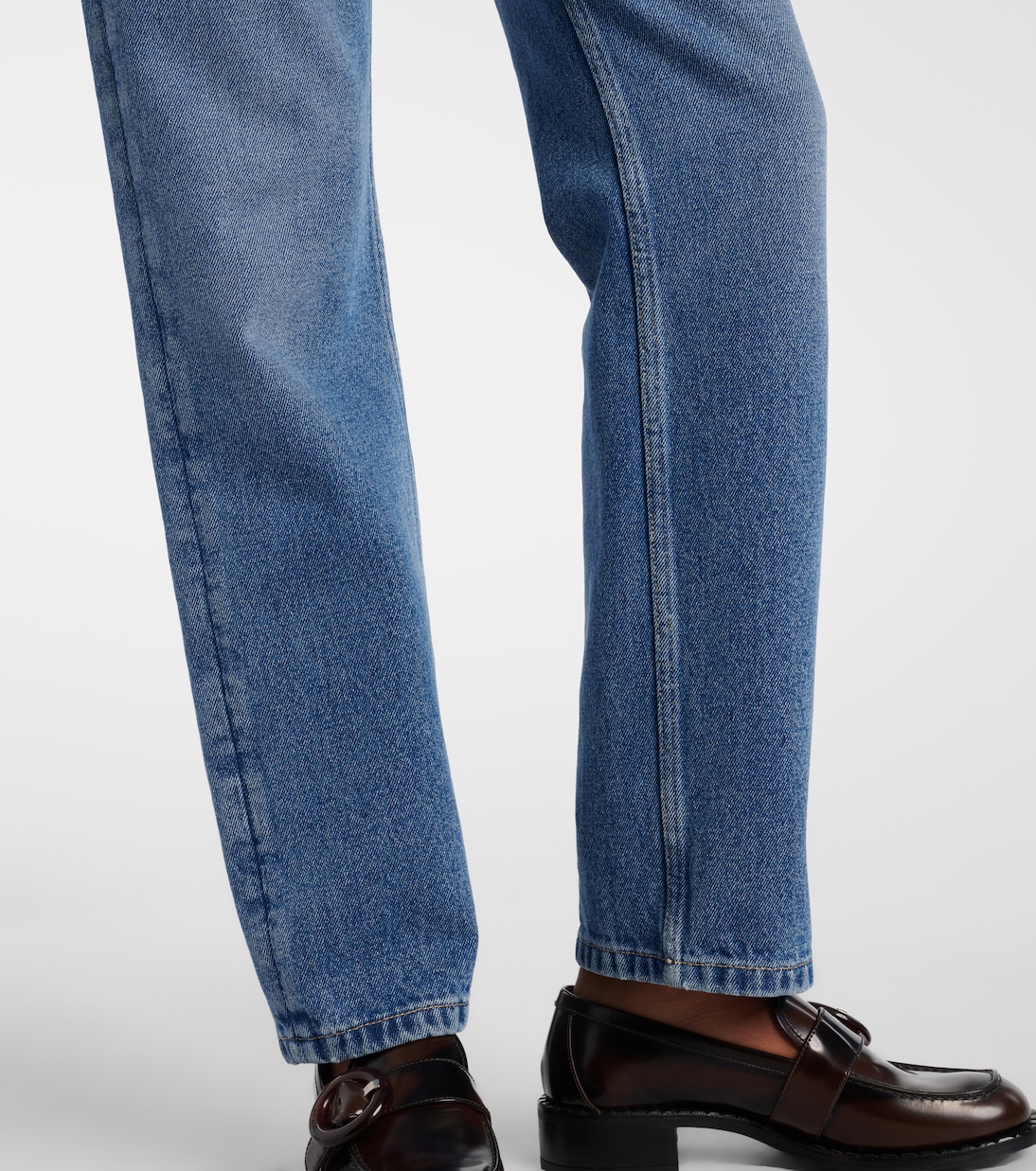 Low-rise straight jeans | Prada