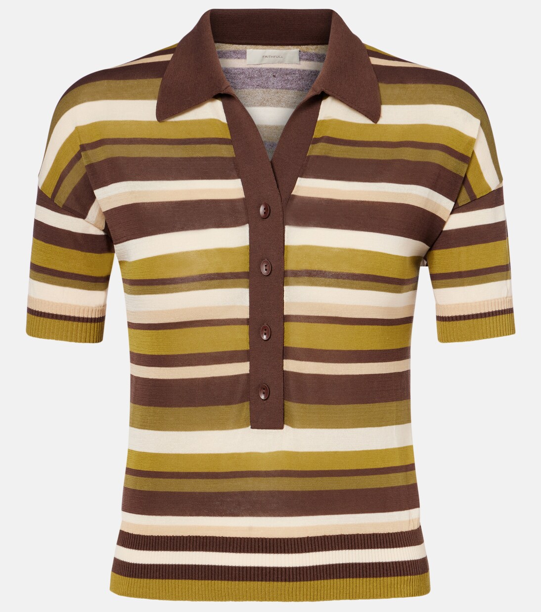 Polo in misto cotone a righe | Faithfull