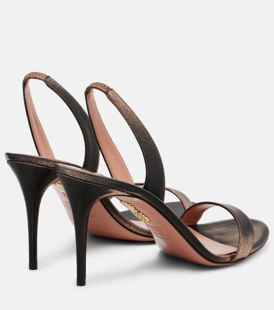 So Nude 85 leather slingback sandals | Aquazzura