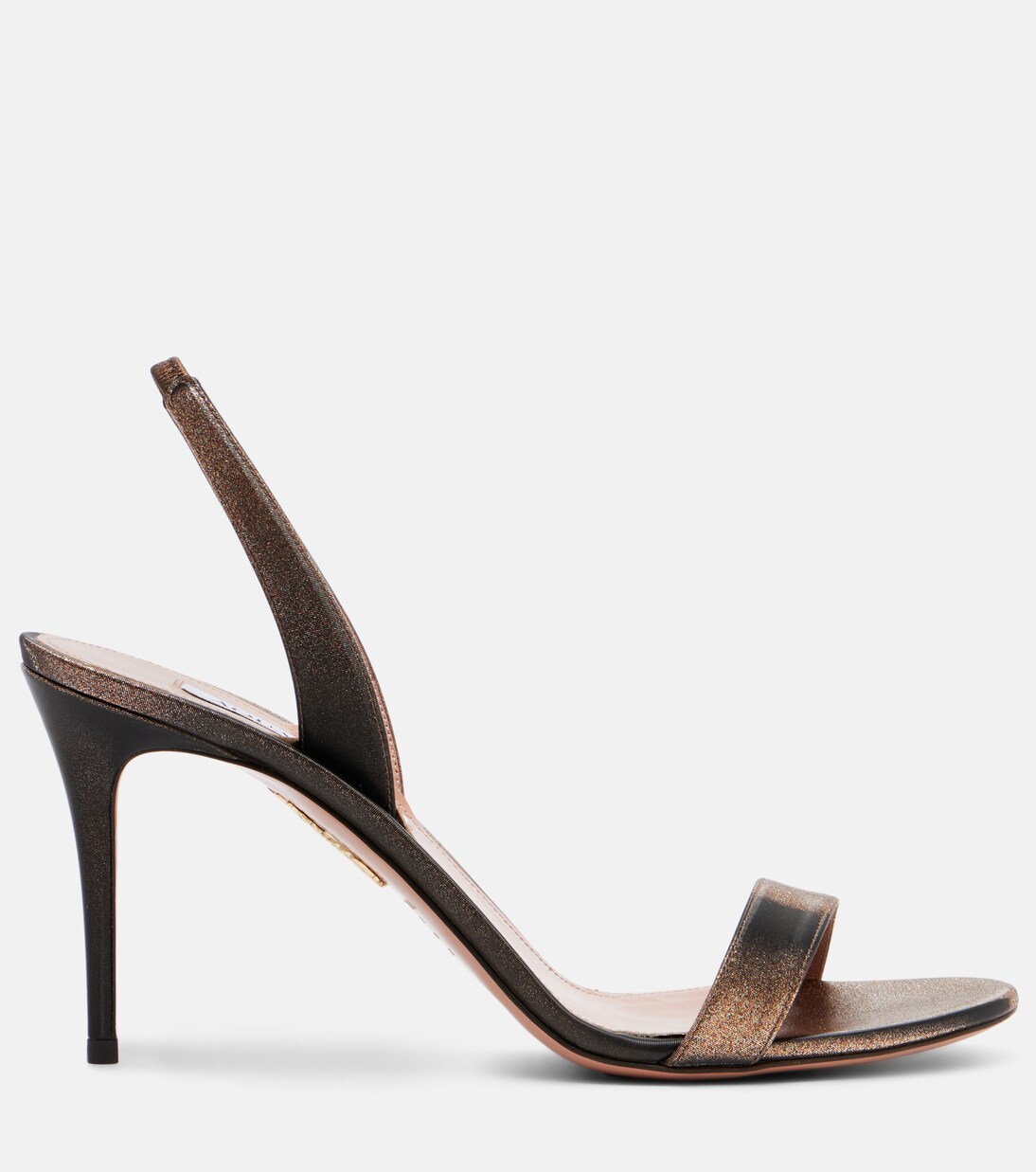 So Nude 85 leather slingback sandals | Aquazzura