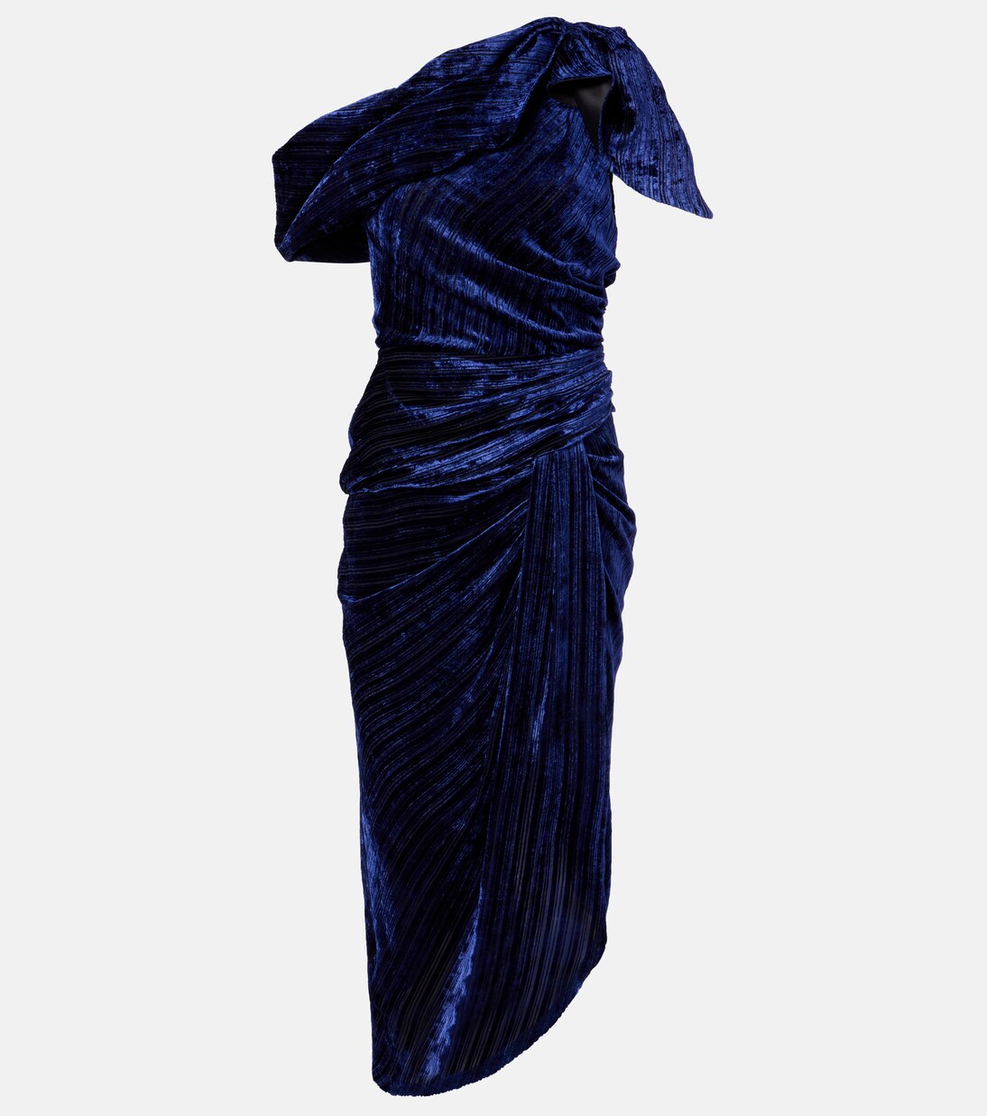 Cyane one-shoulder velvet midi dress | Isabel Marant