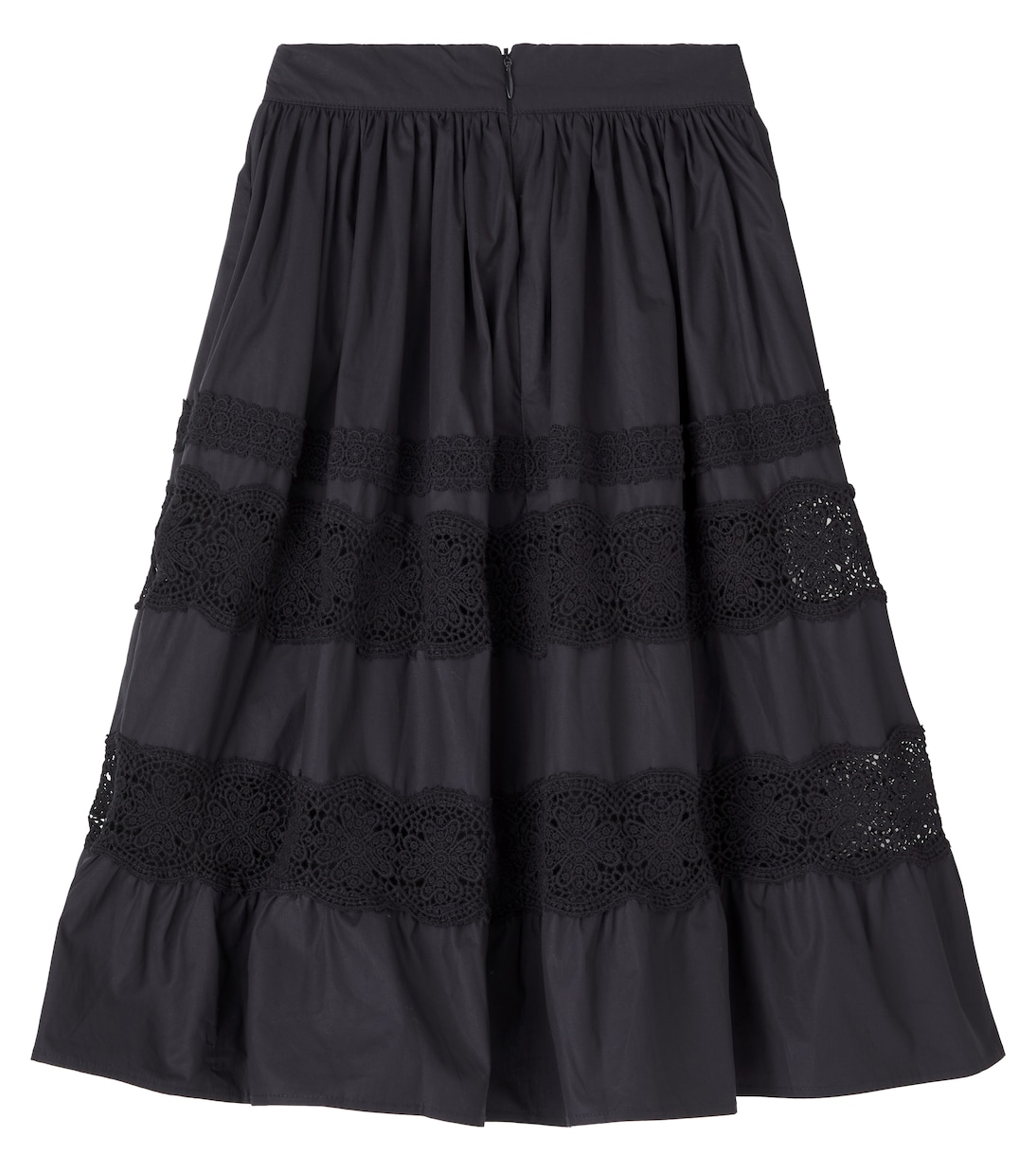 Lace-trimmed cotton skirt | Petite Amalie  