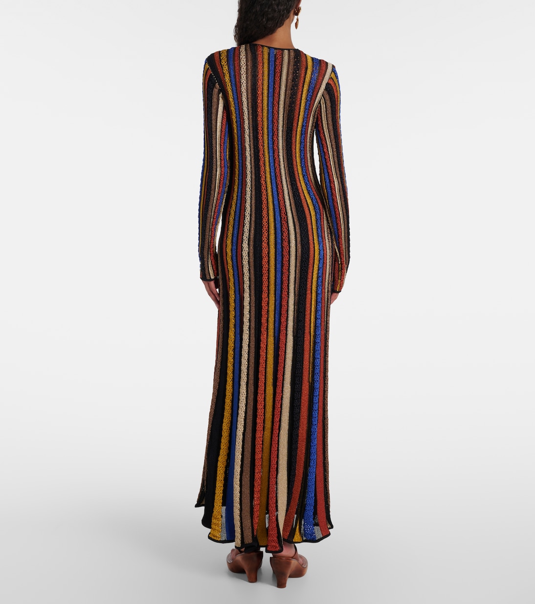 Albie striped lamé maxi dress | Ulla Johnson