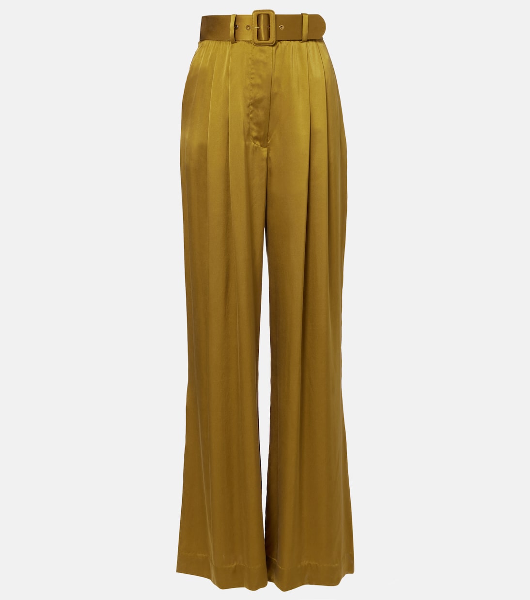 Silk satin wide-leg pants | Zimmermann
