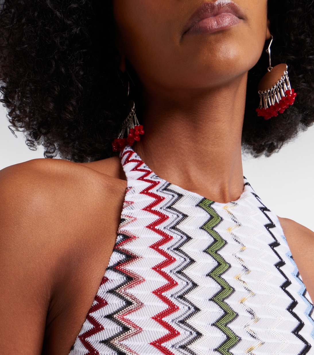 Zigzag knitted maxi dress | Missoni