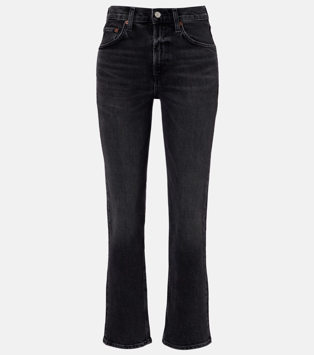 High-Rise Cropped Wide-Leg Jeans Ren | Agolde