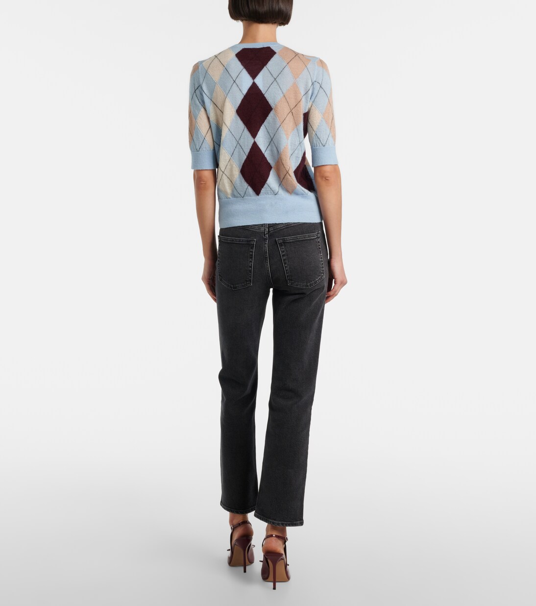 High-Rise Cropped Wide-Leg Jeans Ren | Agolde