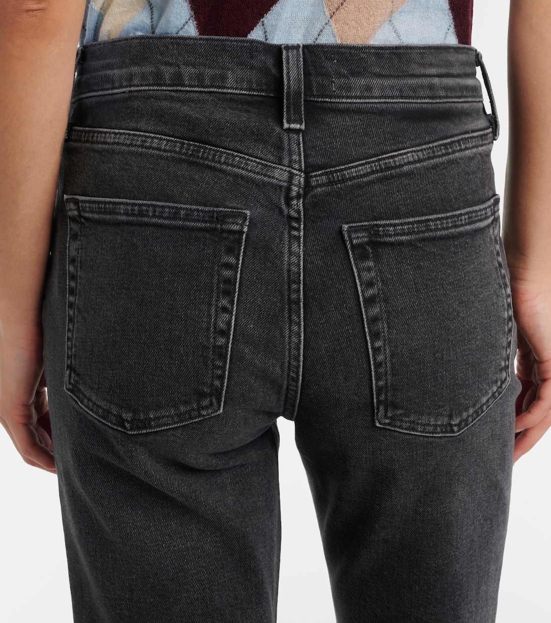 High-Rise Cropped Wide-Leg Jeans Ren | Agolde