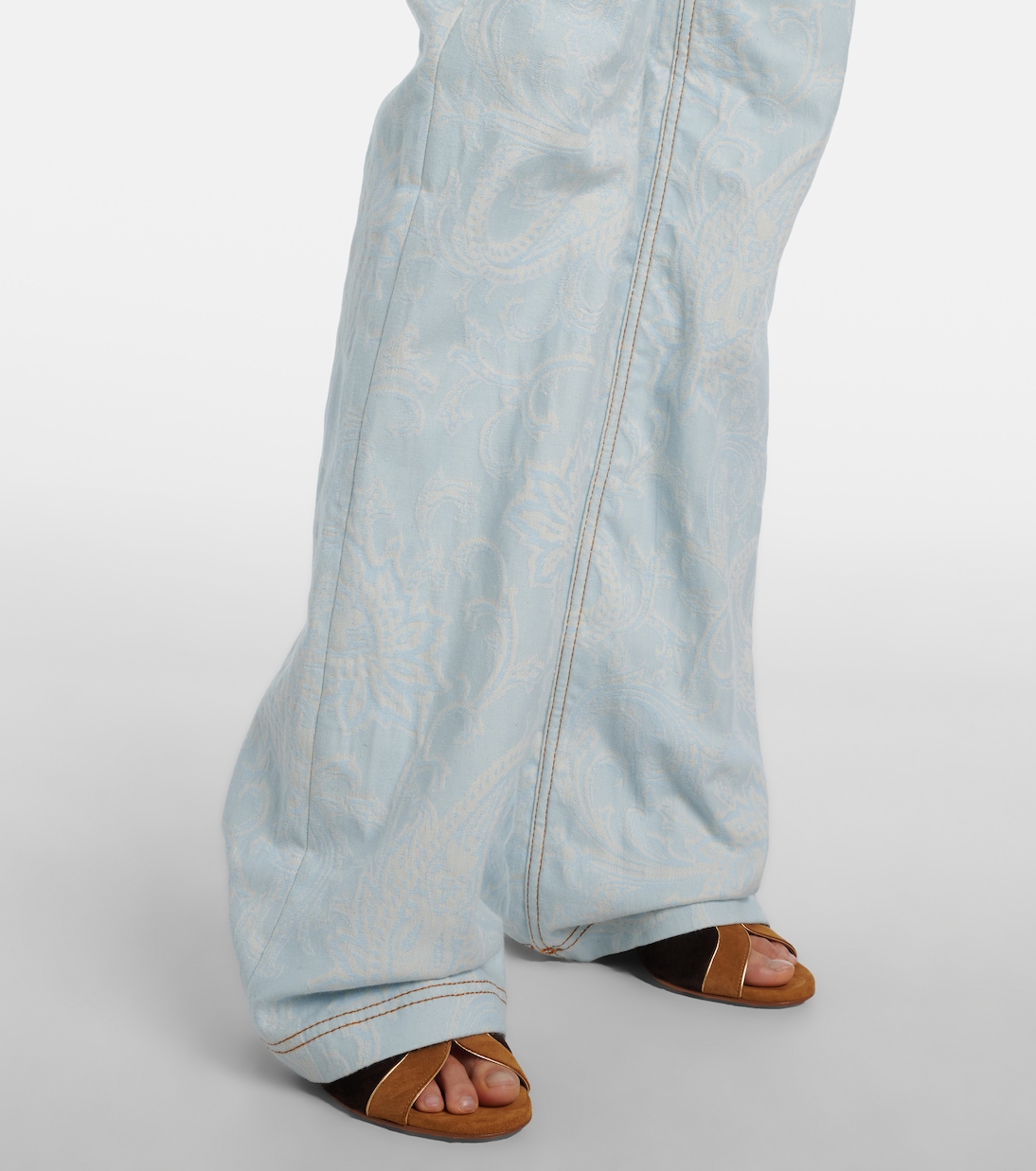 Jeans flared bordados con Pegaso | Etro