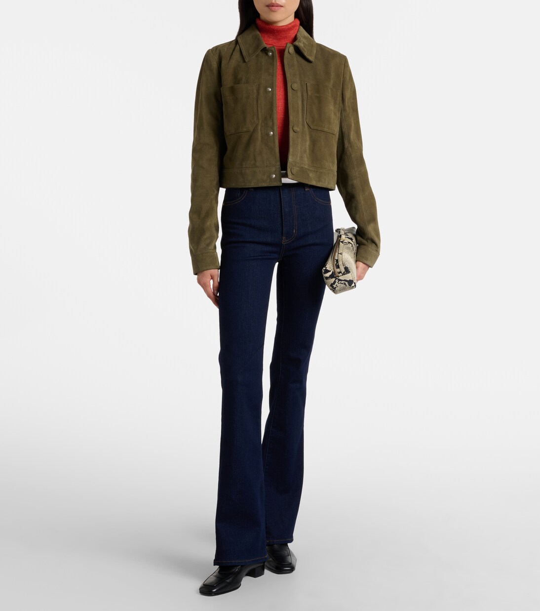 Reboot high-rise bootcut jeans | Frame