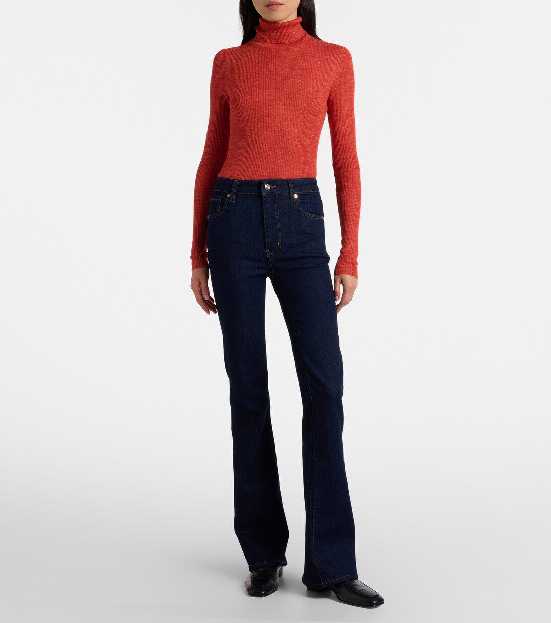 Reboot high-rise bootcut jeans | Frame