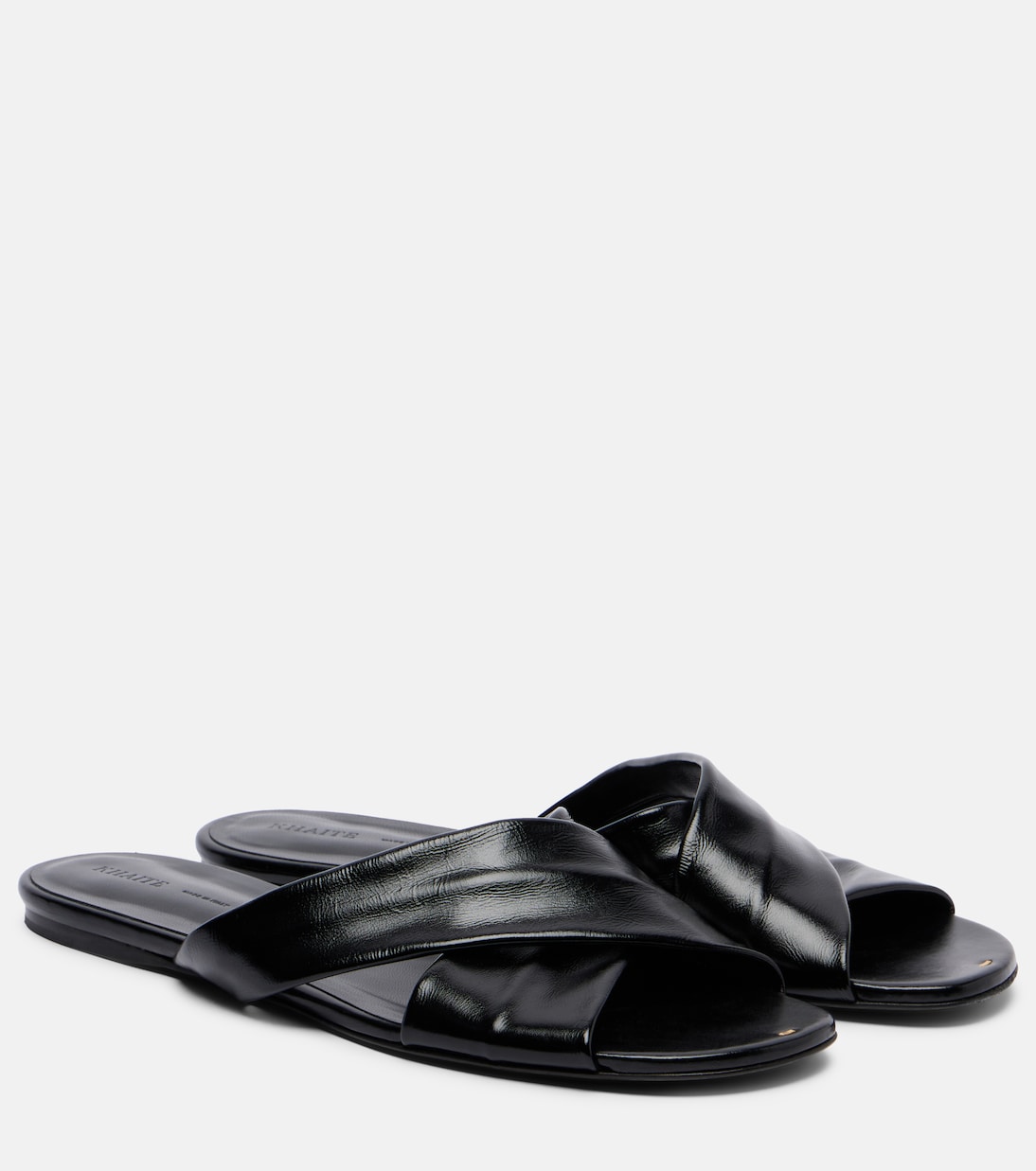 Liria leather slides | Khaite