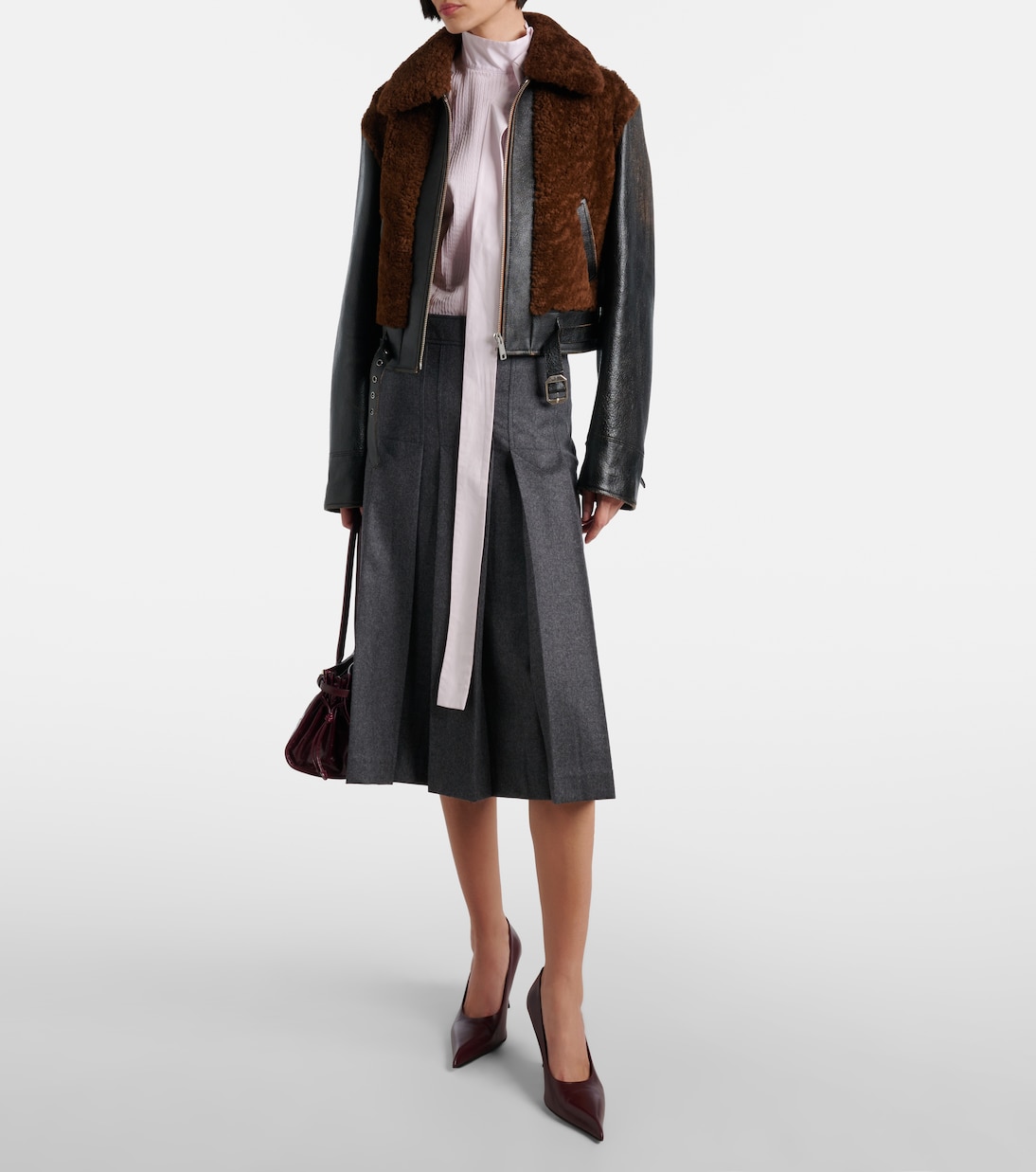 85 leather pumps | Prada