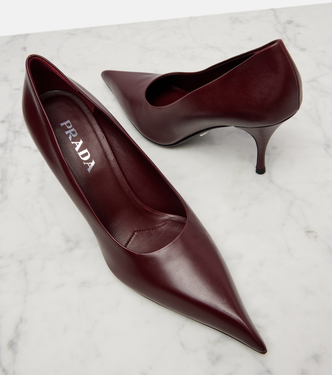 85 leather pumps | Prada