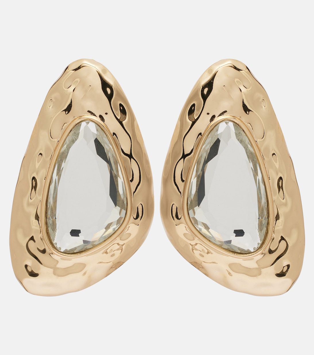 Crystal-embellished earrings | Self-Portrait