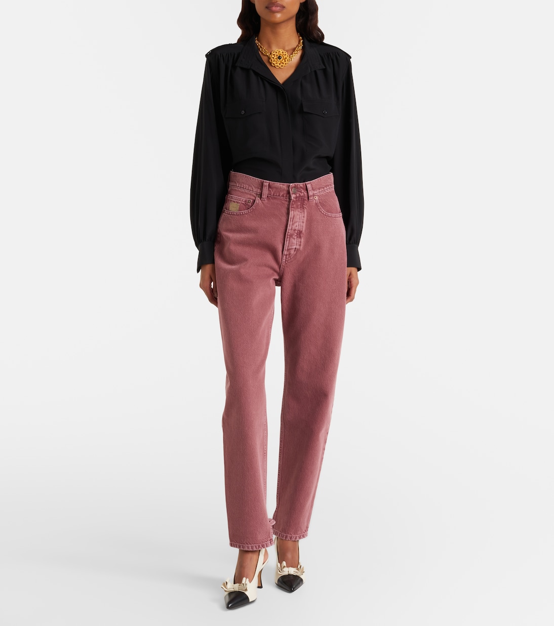 Straight Mid-Rise Jeans | Chloé