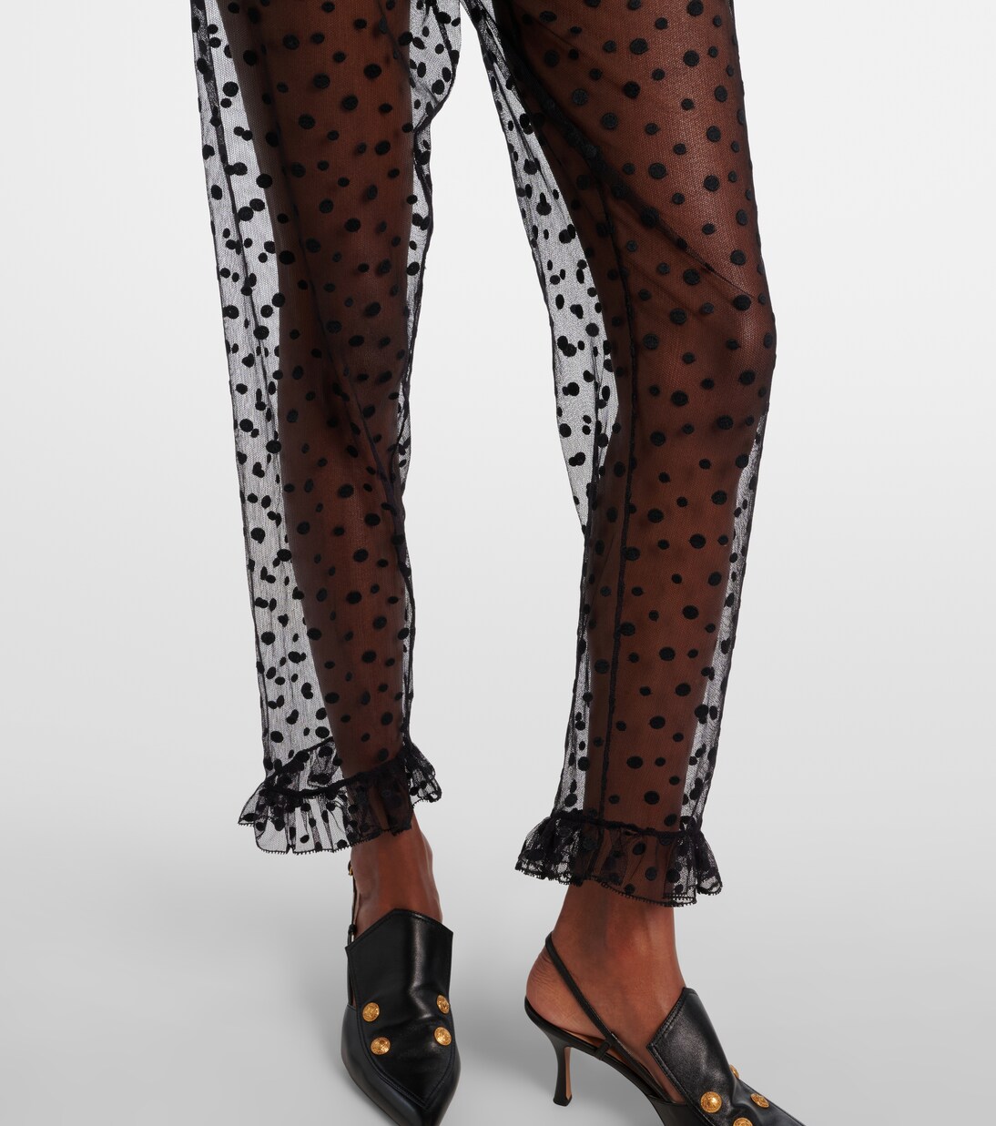 Schmale Hose aus einem Baumwollgemisch | Chloé