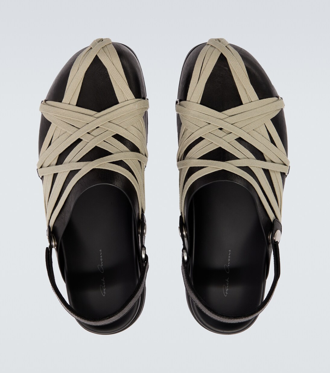 Mules Megalace de piel | Rick Owens