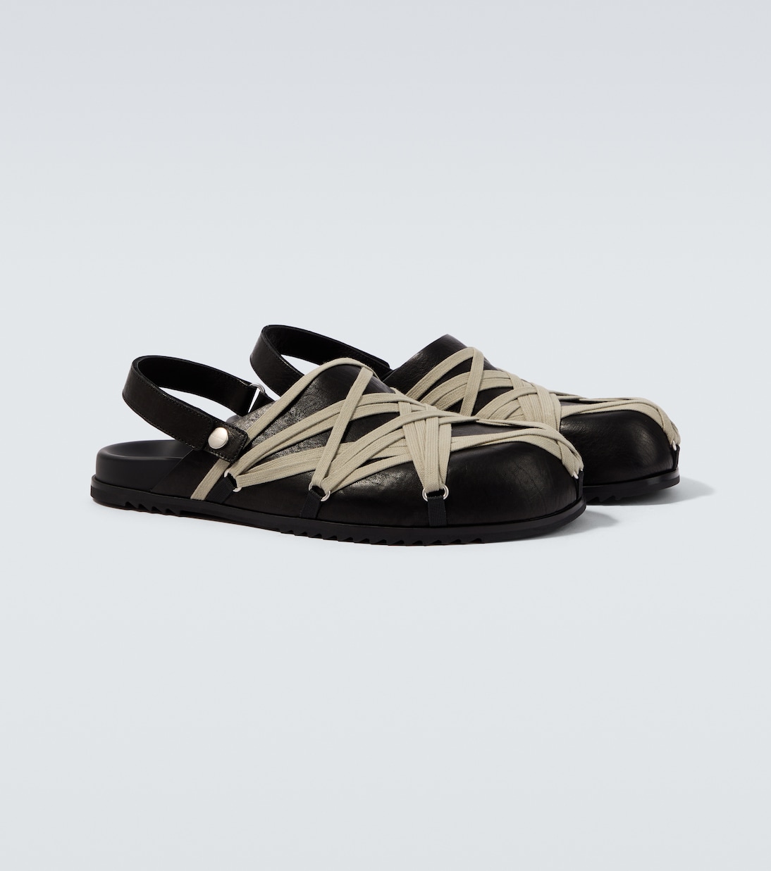 Mules Megalace de piel | Rick Owens
