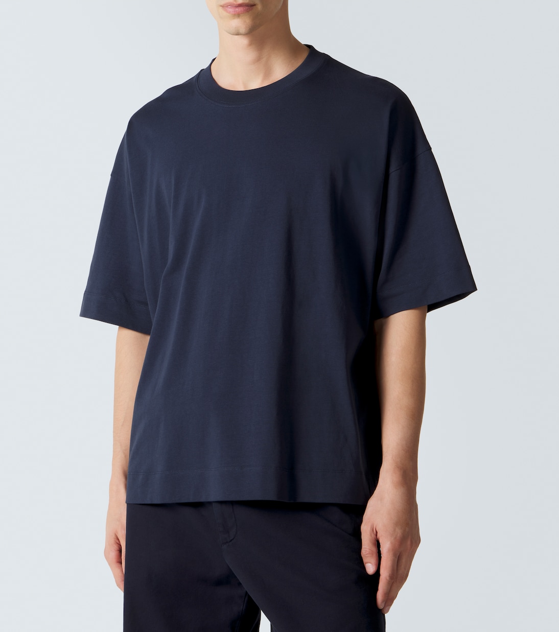 大廓形棉质针织T恤 | Dries Van Noten