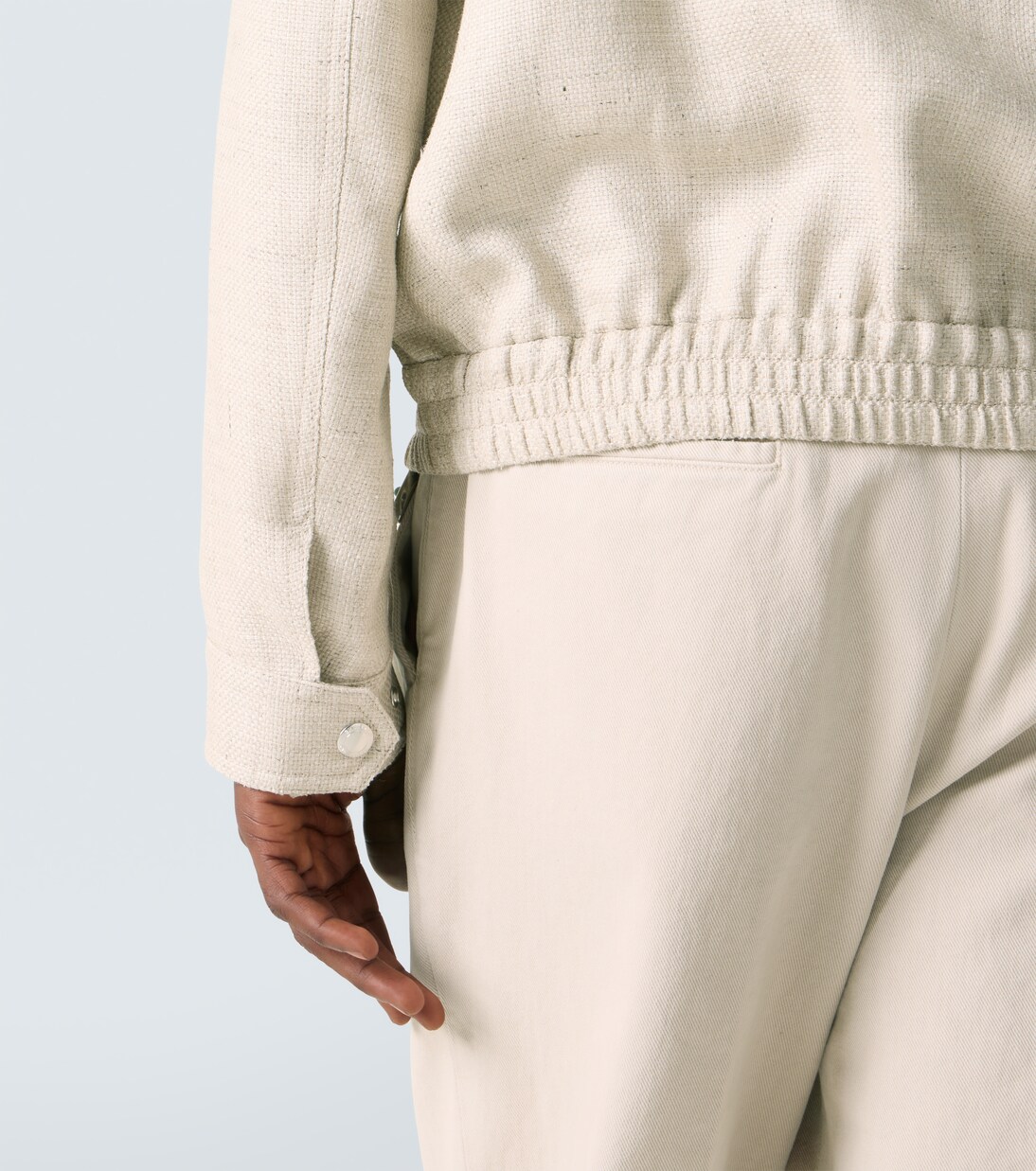 Chaqueta de seda, lino y lana | Brunello Cucinelli