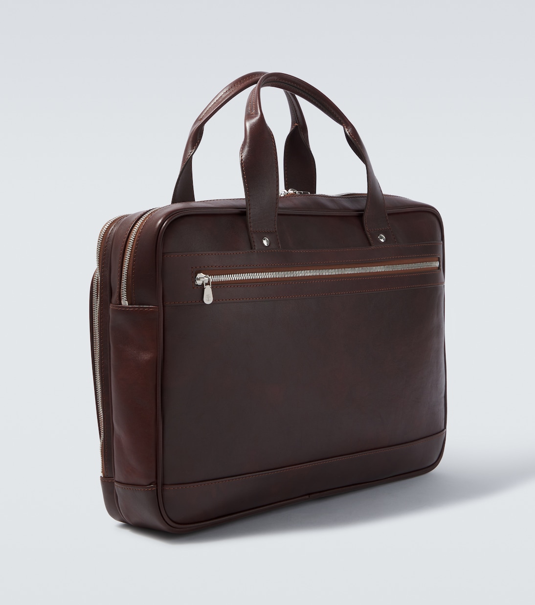 Leather briefcase | Brunello Cucinelli