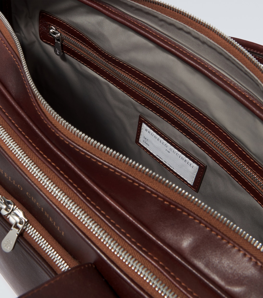 Leather briefcase | Brunello Cucinelli
