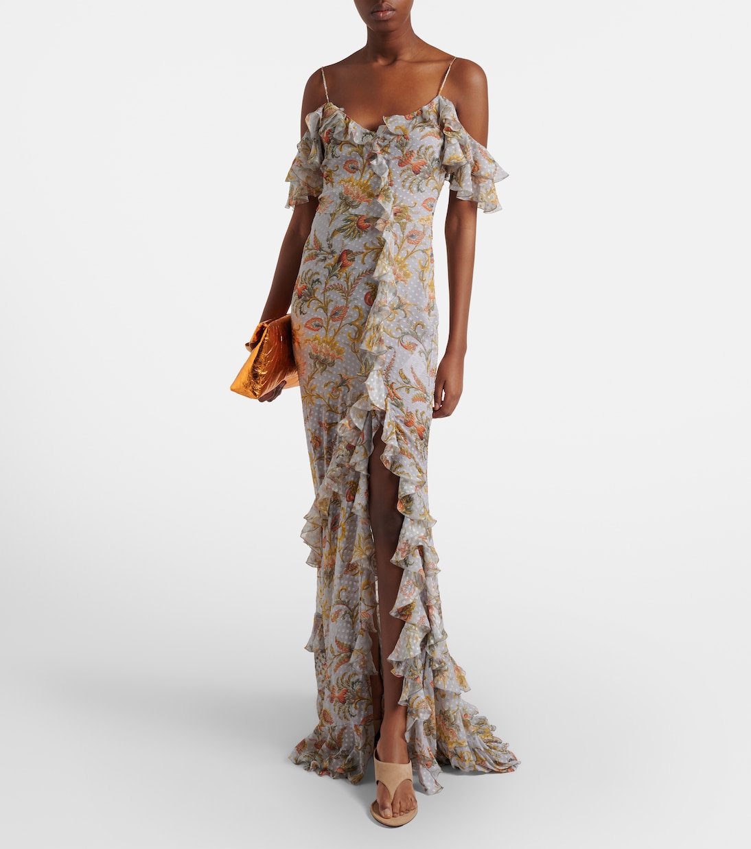 Nina suede thong sandals | Paris Texas